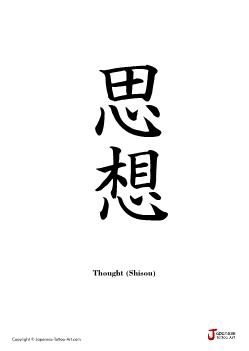 Japanese word for Thought